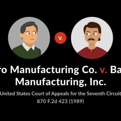 Empro manufacturing v ball co