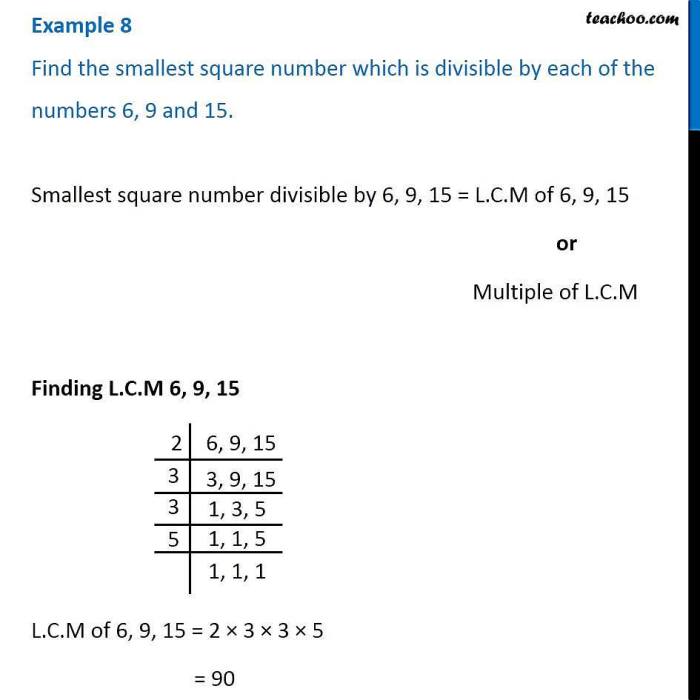 Rule divisible number example if seven check